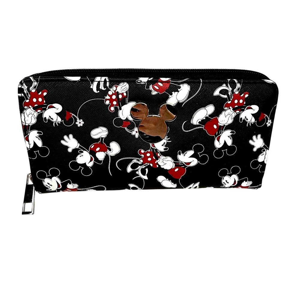Mickey & Minnie Large Zip Wallet